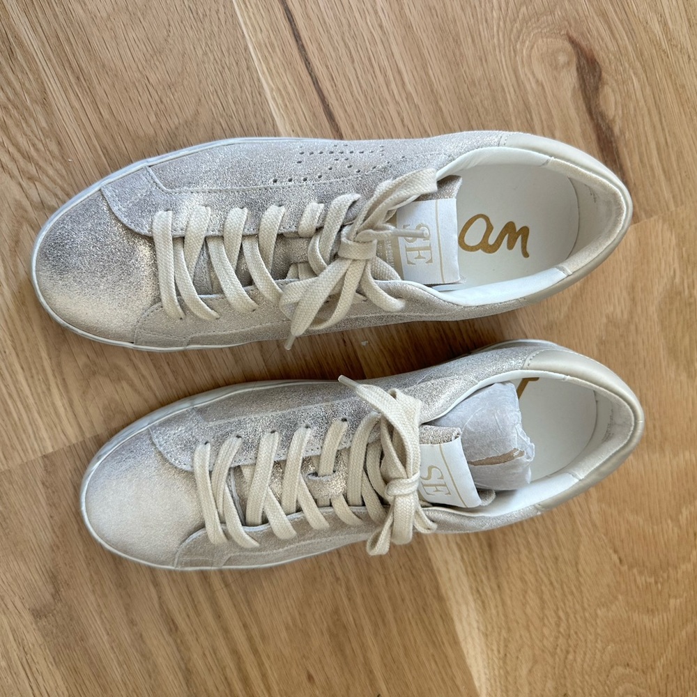 Sam Edelman Aubrey Gold Sneaker